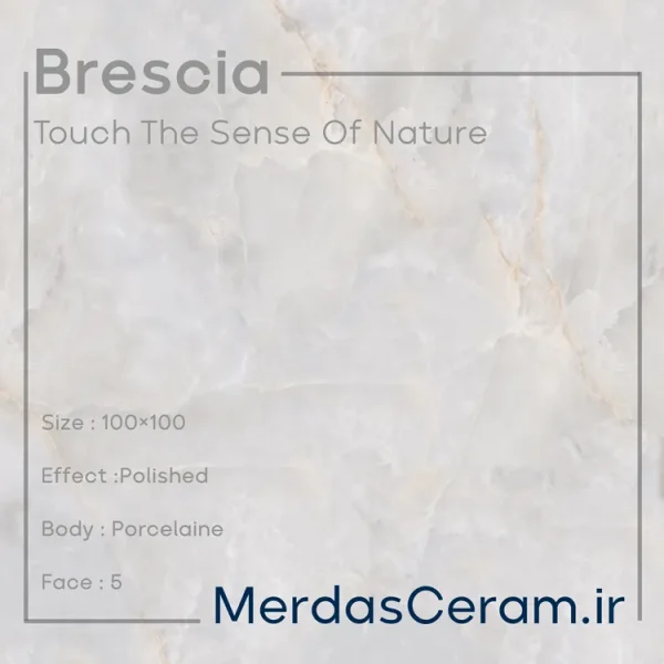 Brescia - برشا سرامیک یک در یک طرح سنگ - خرید سرامیک طرح سنگ مرم - سرامیک کف یک در یک - بهترین سرامیک کف 100*100 - نمایندگی محصولات کاشی بیستون