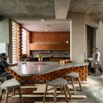 ایده طراحی داخلی آشپزخانه با استفاده از آجرنما ، آجر نما انگلیسی